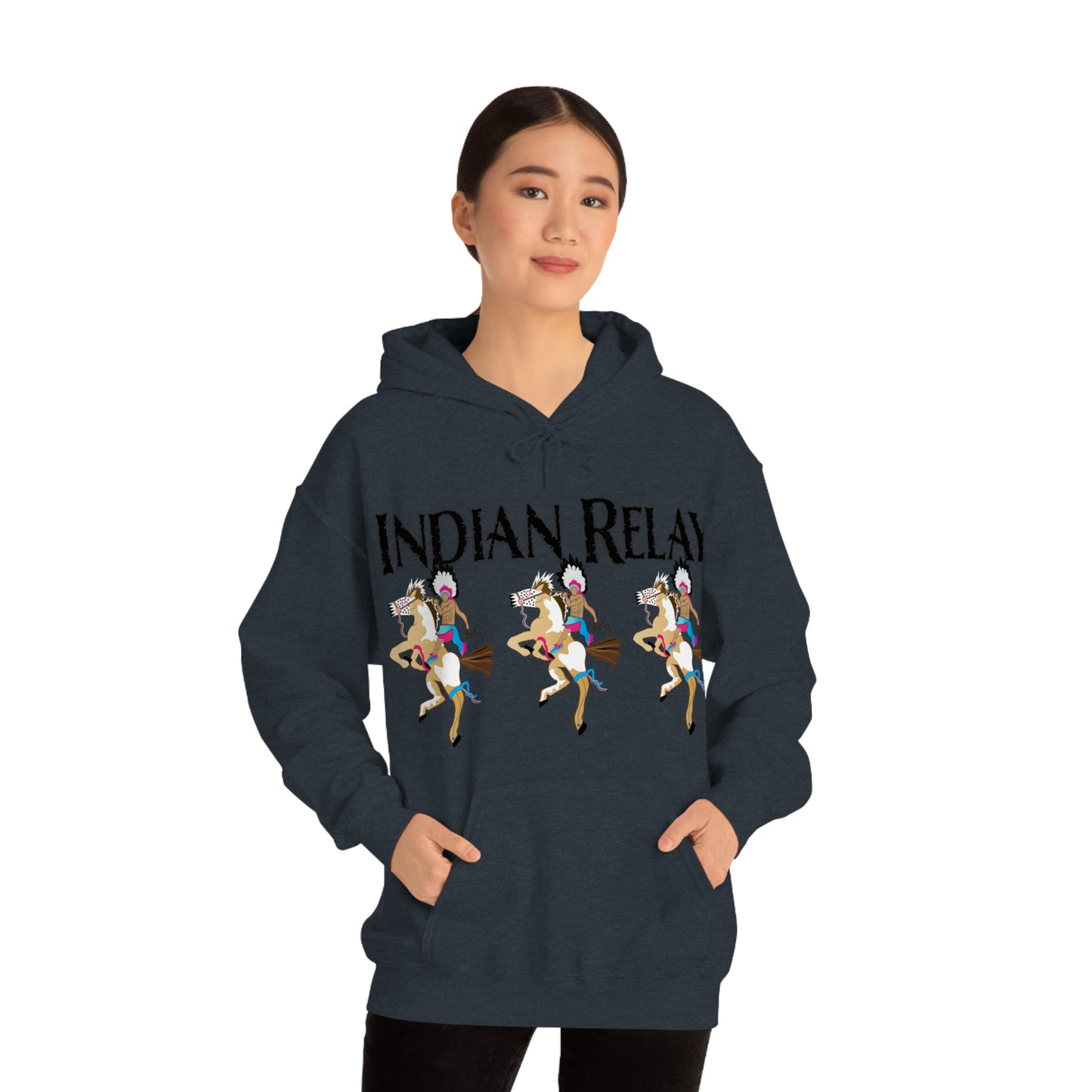 Indian Relay Unisex Heavy Blend™ Hooded Sweatshirt