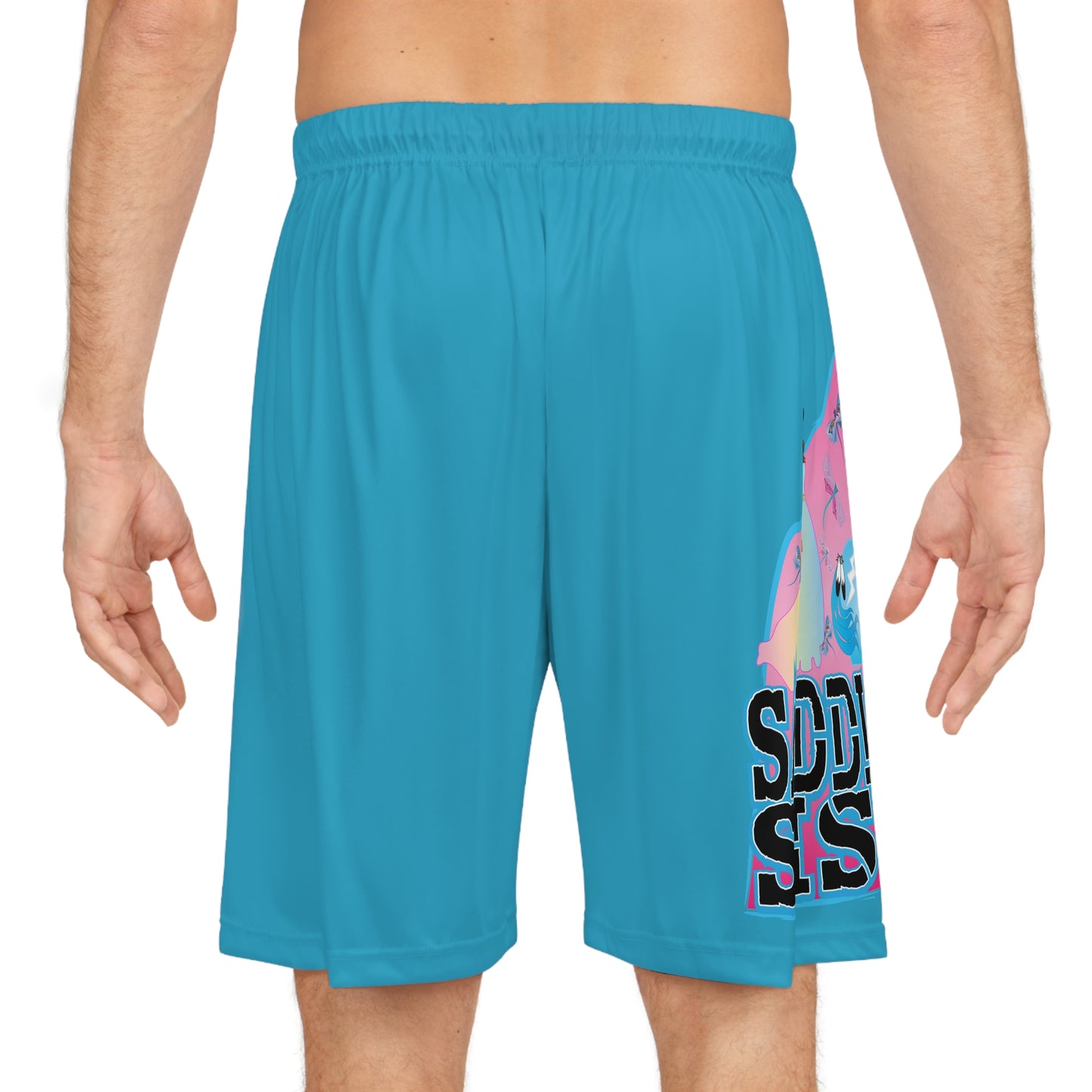 Indian Relay / Saddle Butte Sisters Basketball Shorts (AOP)